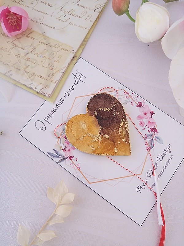 Inimioara Martisor - Browny